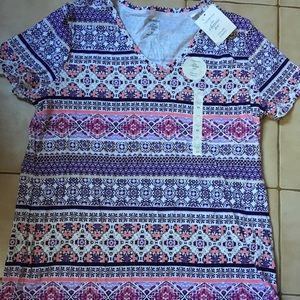 Croft & Barrow Classic V - neck T-shirt. NWT